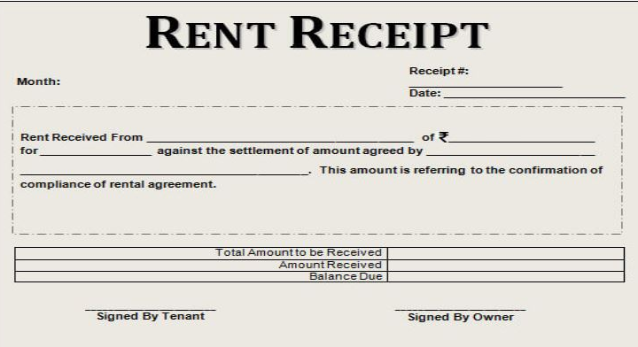 Five Essential Elements of a Professional House Rent Receipt Form